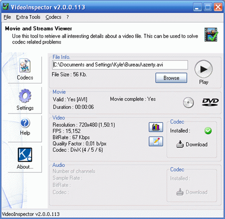 Картинка материала VideoInspector 2.5.0.128 программа скачать бесплатно