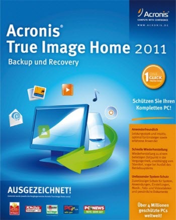 Скрин Acronis True Image Home 2011