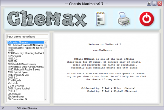 Скрин CheMax Rus v10.4