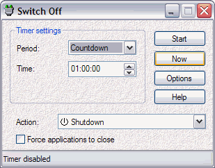 Скрин 2Switch Off .3.0.1