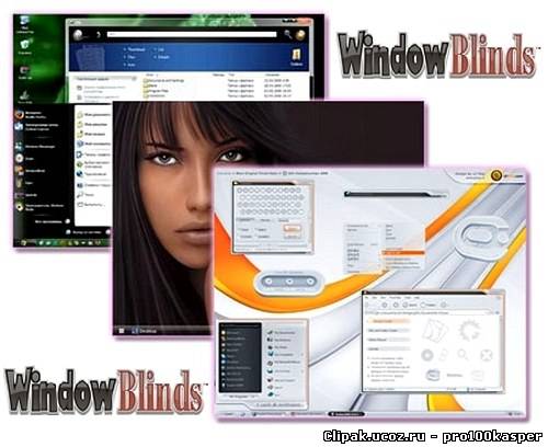 Скрин Смена дизайна windows программой Stardock WindowBlinds