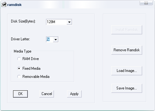 Скрин Gavotte Ramdisk with GUI